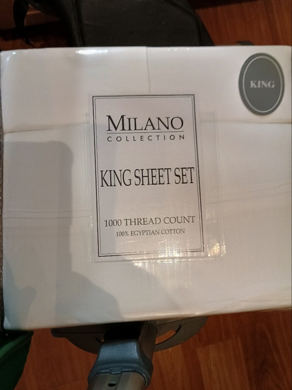 NWT 1000 Thread Count Cotton King Sheet Set - White